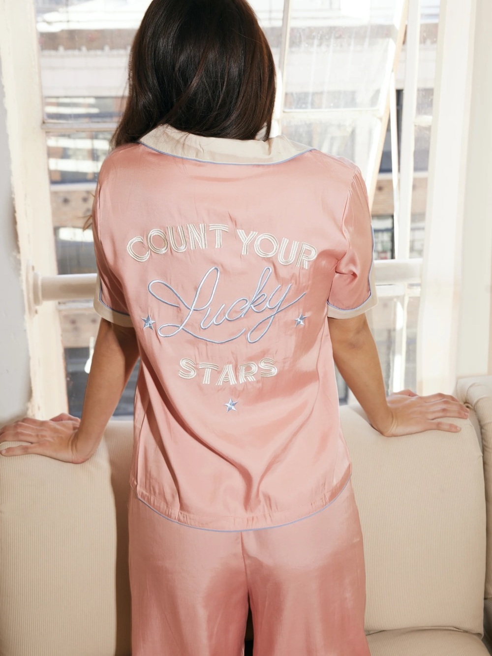 Understated Leather LUCKY STARS SLEEPWEAR SET